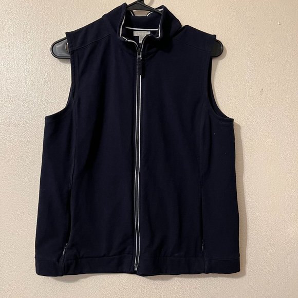 Talbots womens athletic vest , navy blue, size Mp - Picture 2 of 12